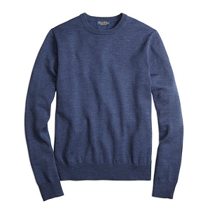 Saxxon Wool Crewneck Sweater - Blue